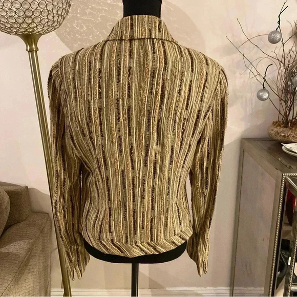 Lafayette 148 New York tweed wool jacket size 8 - Picture 4 of 8